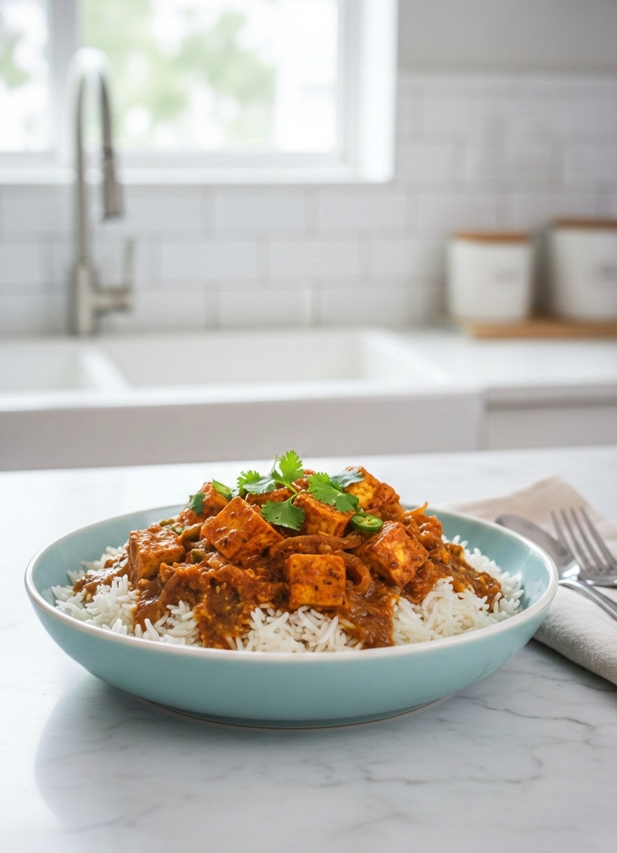 Tofu over Rice