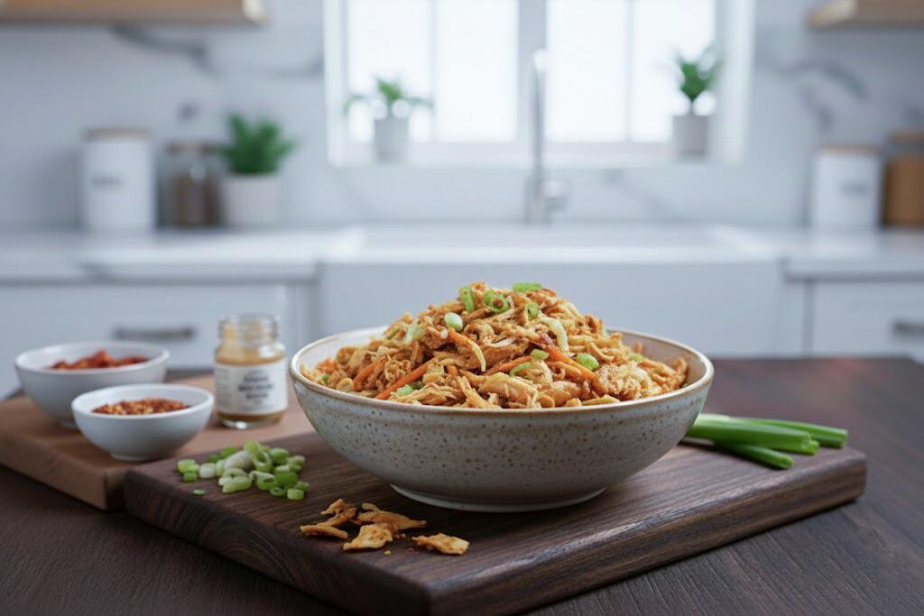 Spicy Chicken Kottu