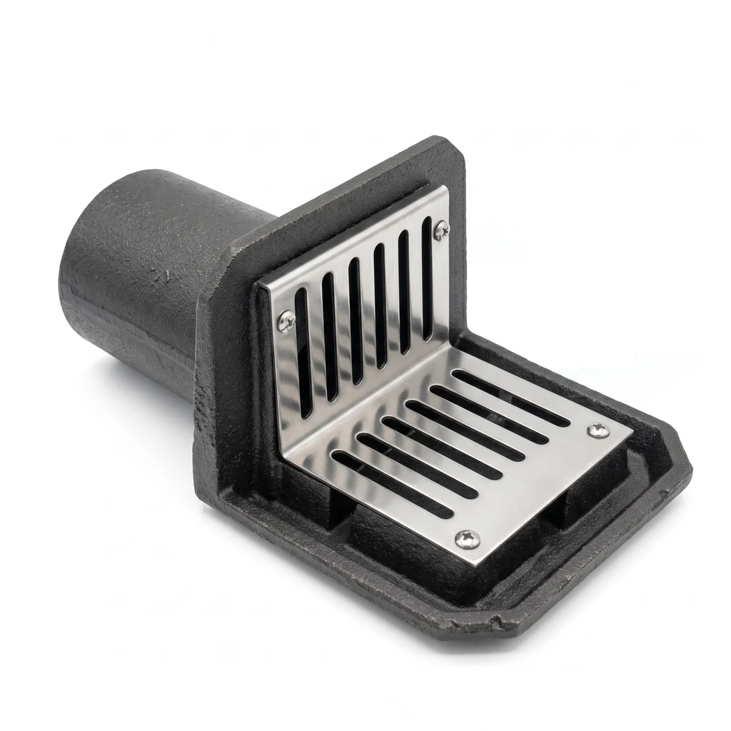 SY-PD-6600(A/B) 주철제 벽체형 드레인(PVC관용)