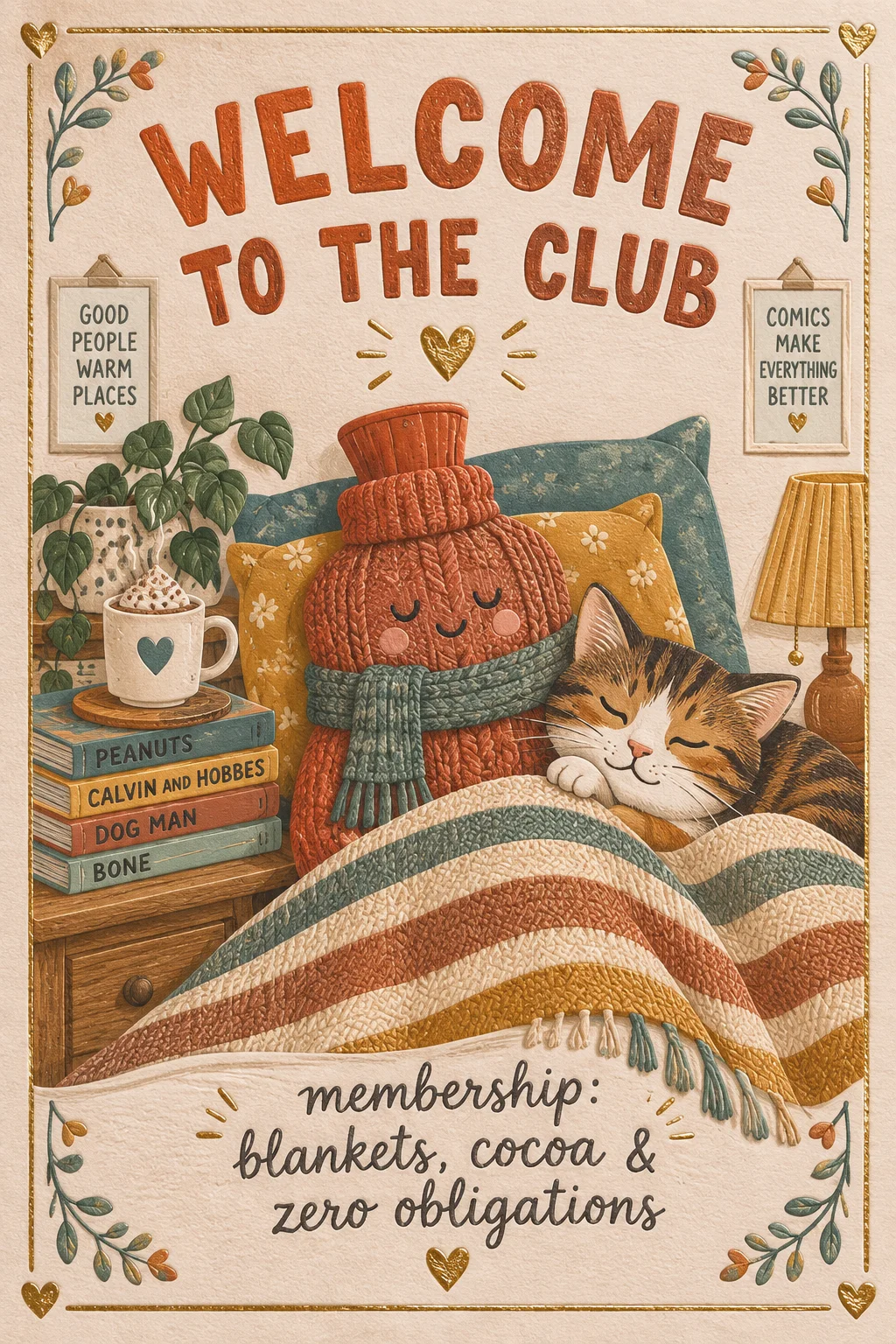 Hot Water Bottle Club — Get Well card