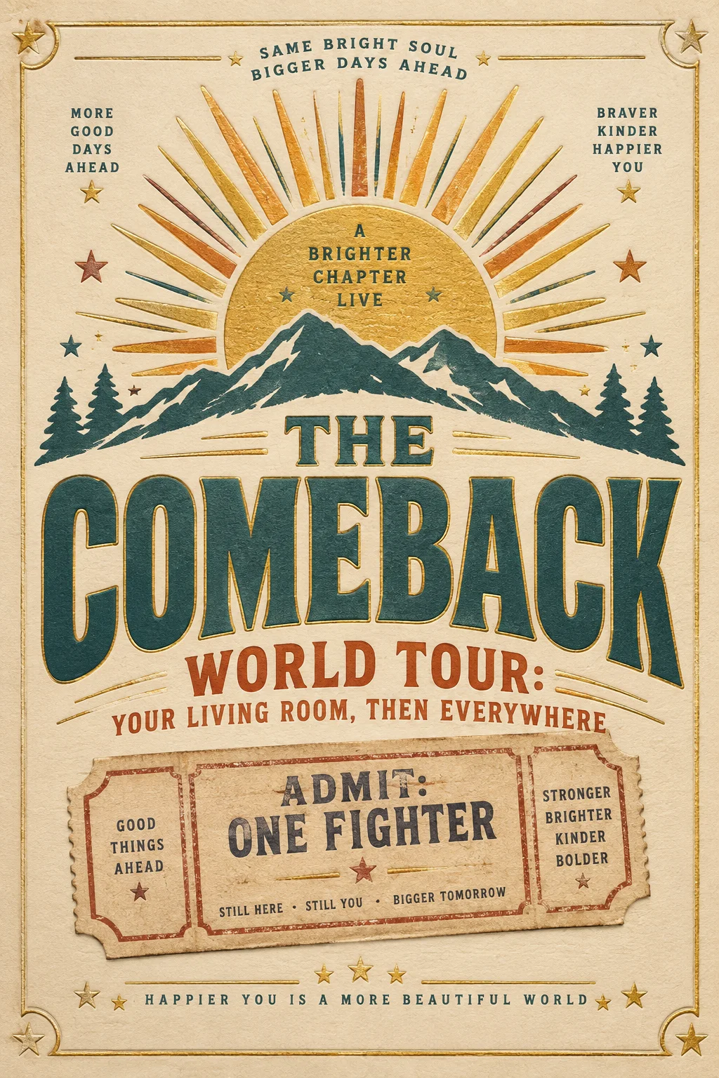 The Comeback Tour — Get Well card