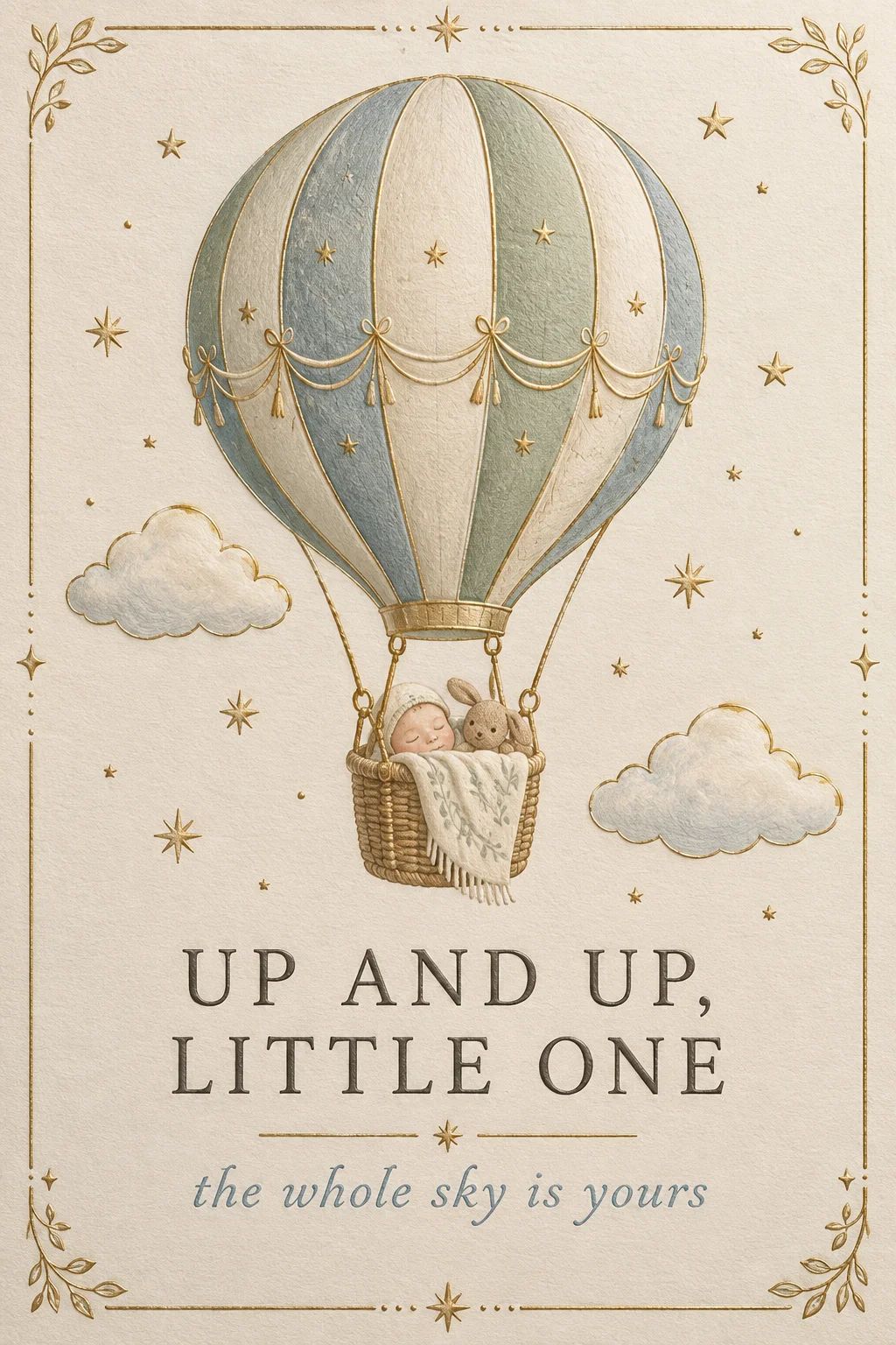 Hot Air Balloon Nursery — Good Times card