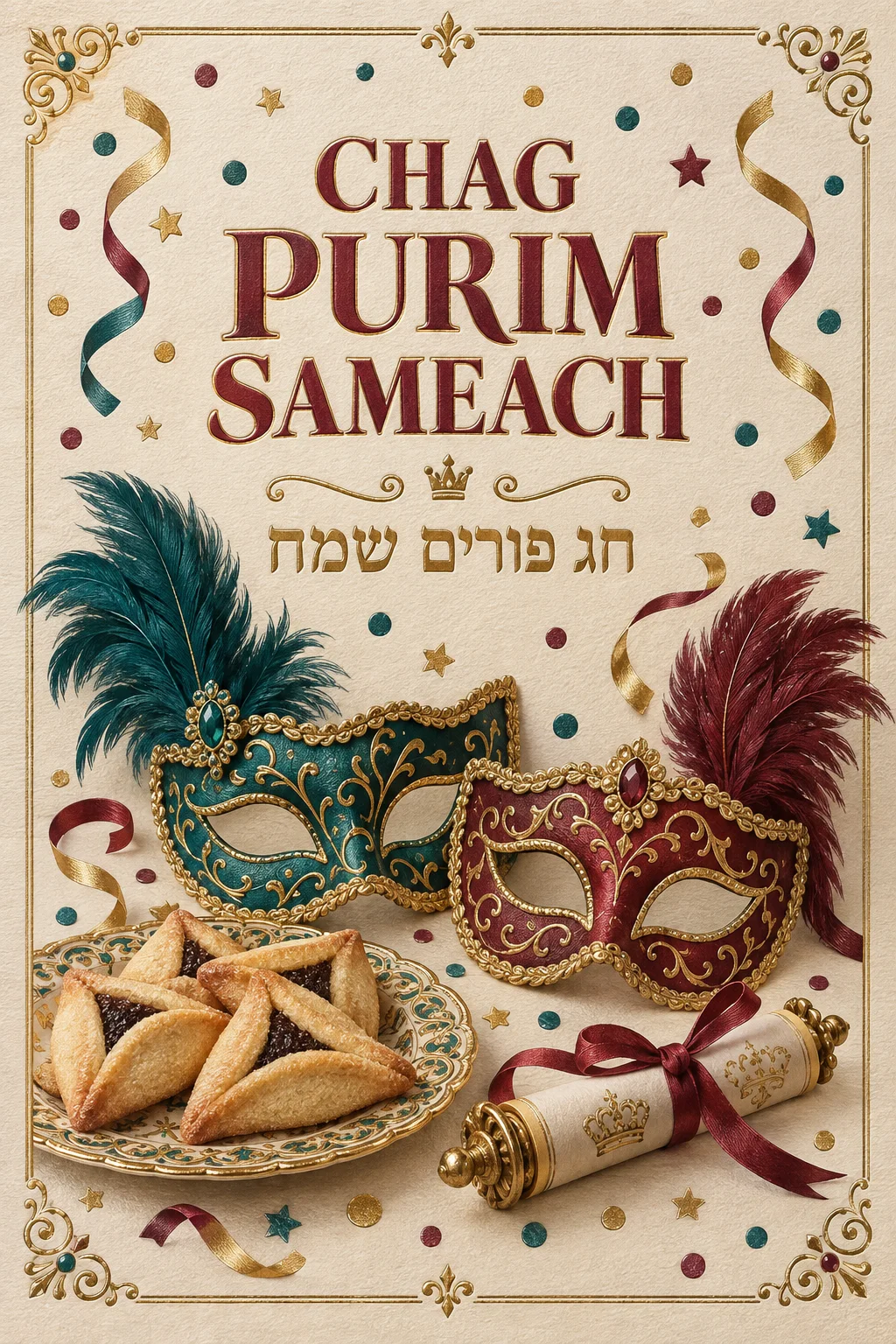 A Day of Joy — Jewish Holidays card