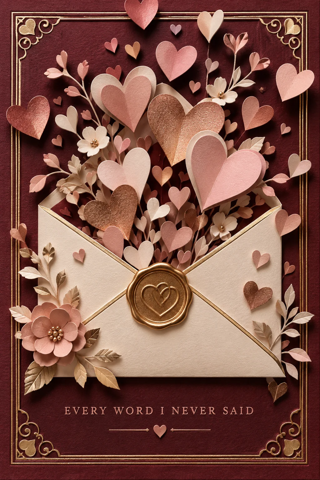 The Love Letter Unfolding — 3D Collection card
