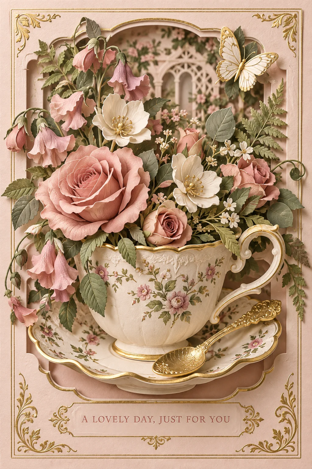The Teacup Garden — 3D Collection card