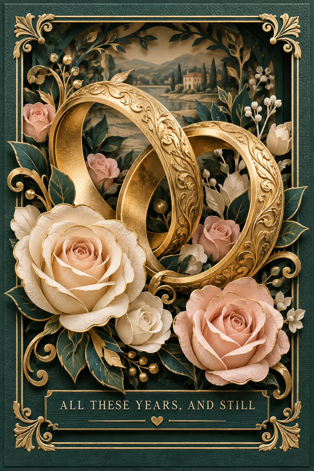 The Golden Rings Rise — 3D Collection card