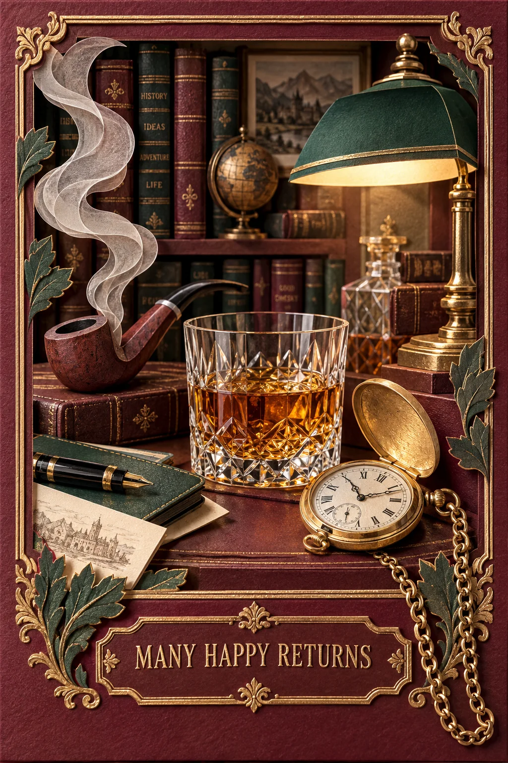 The Gentleman's Study — 3D Collection card