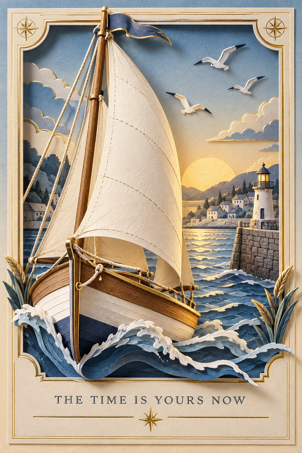 The Harbour at Last — 3D Collection card