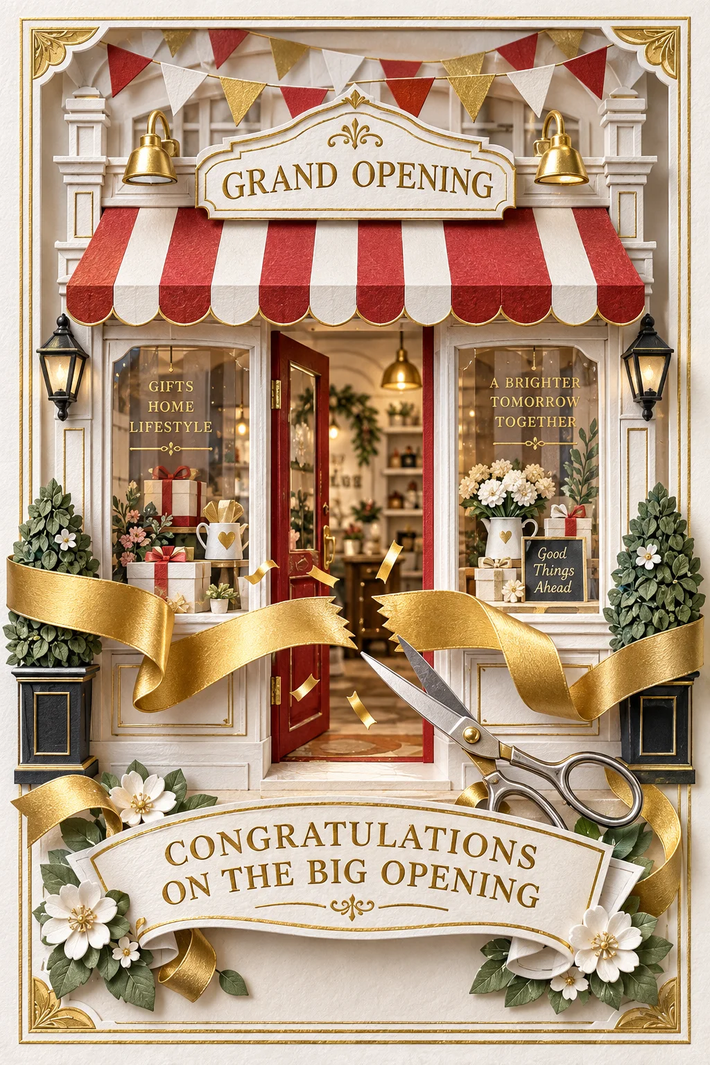 The Ribbon Cutting — 3D Collection card