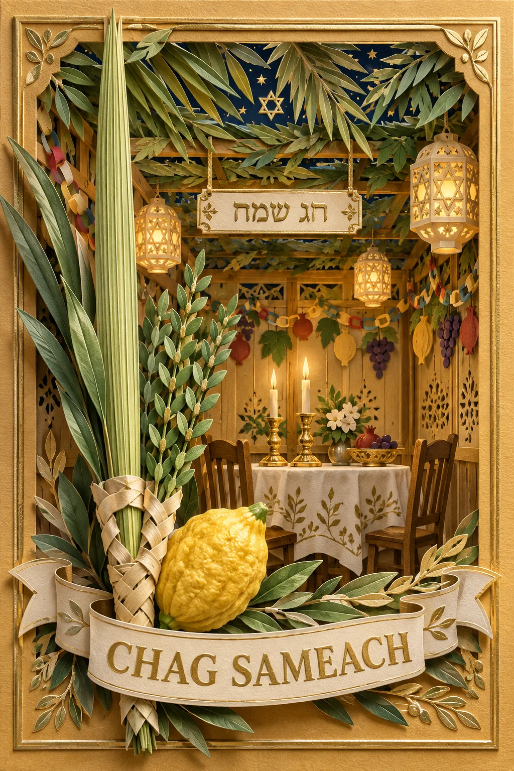 The Sukkah Opens — 3D Collection card