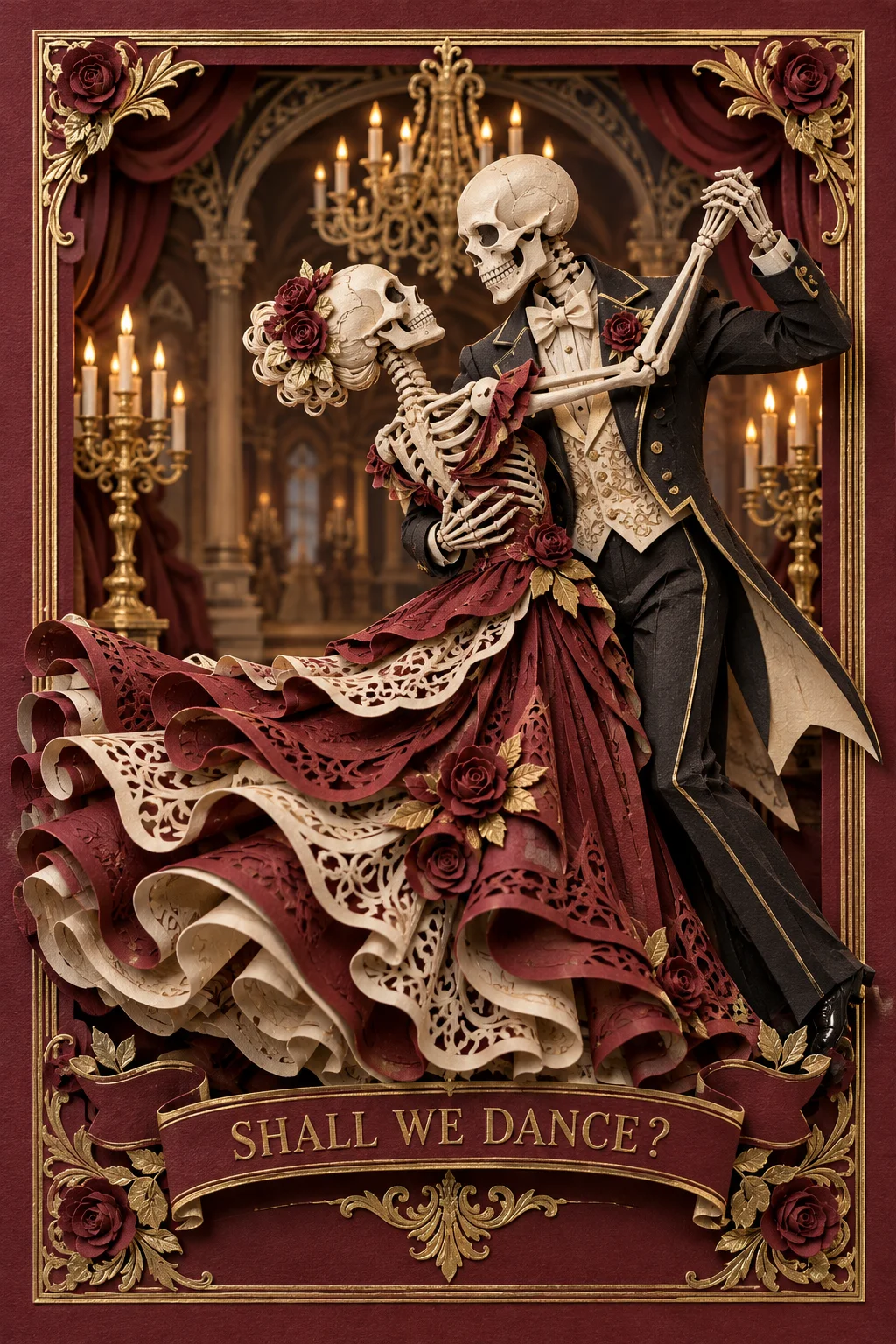 The Skeletons Waltz — 3D Collection card