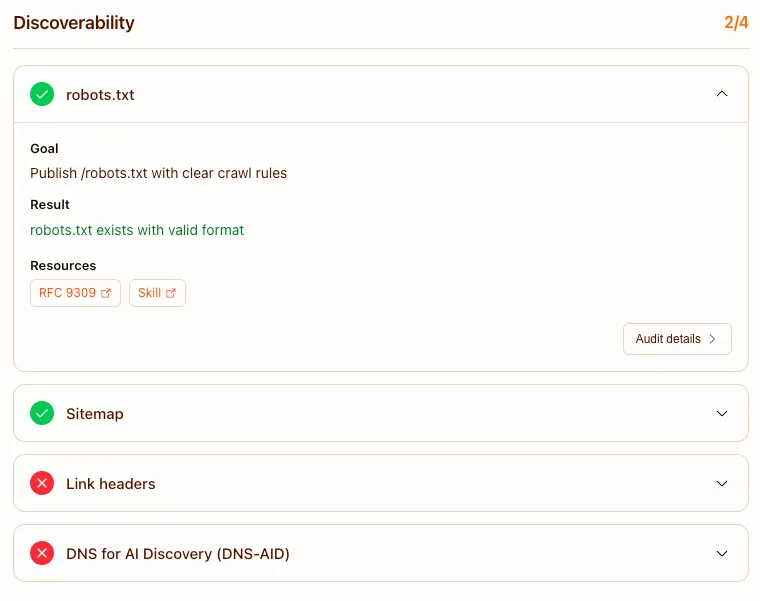 Content Dicoverability