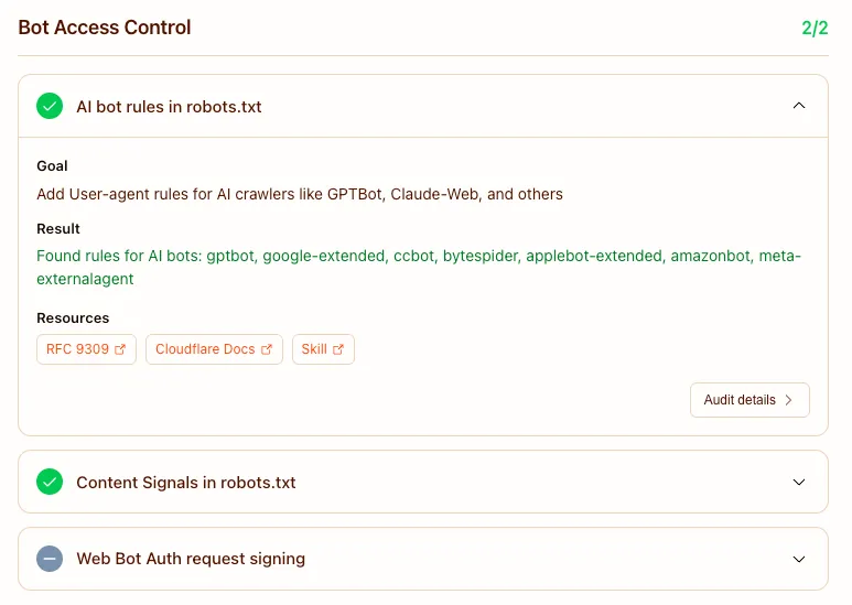 Bot Access Control