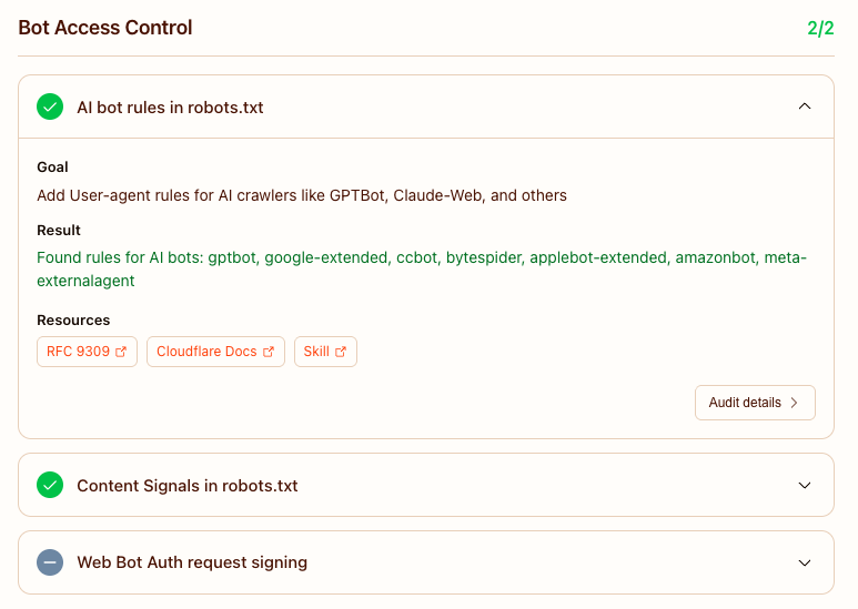 Bot Access Control