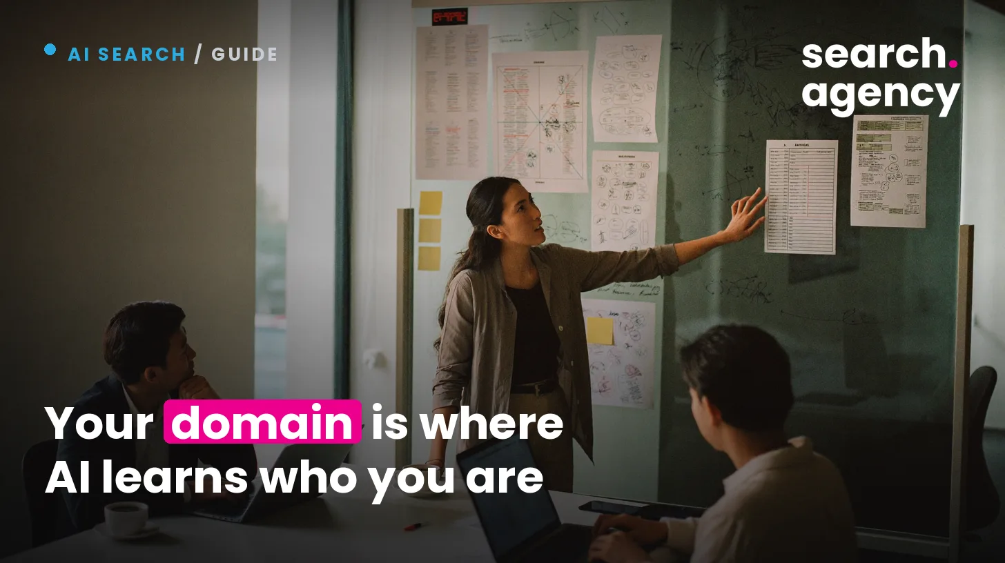 What AI knows about your brand is decided first on your own domain