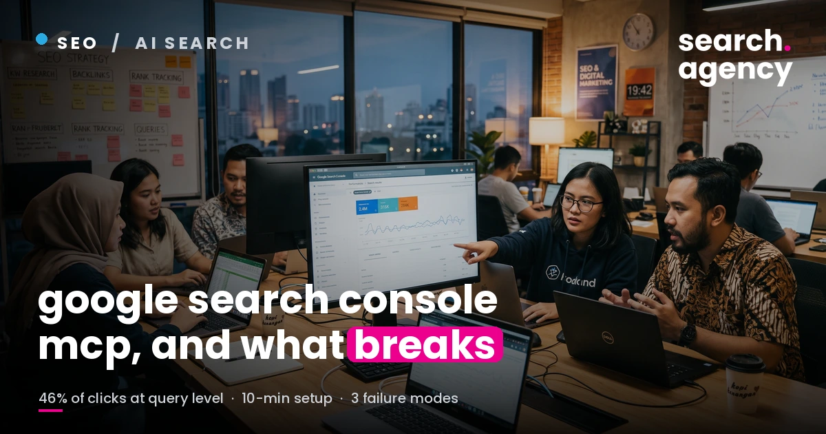 Search Console data read in conversation, instead of exported to a spreadsheet