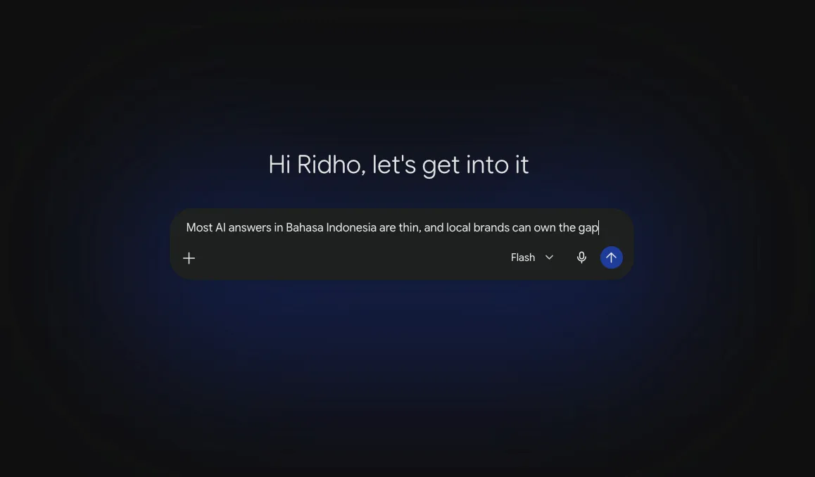AI answer in Bahasa Indonesia