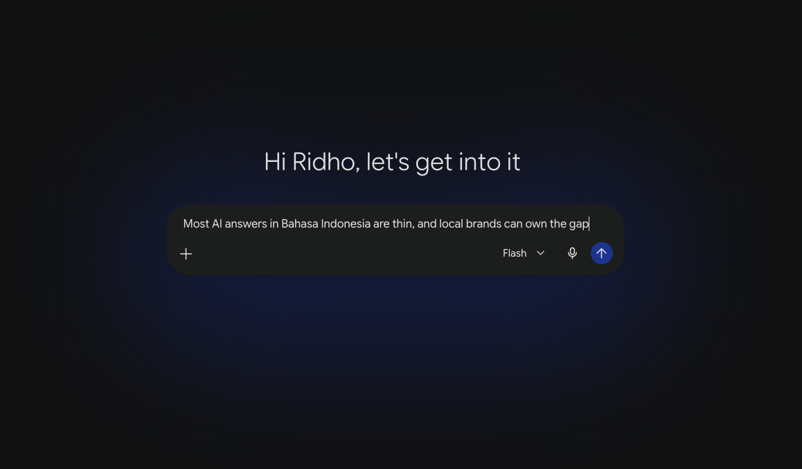 AI answer in Bahasa Indonesia