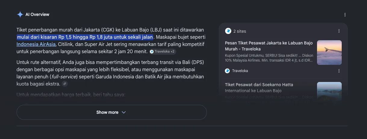 AI Overview Answer
