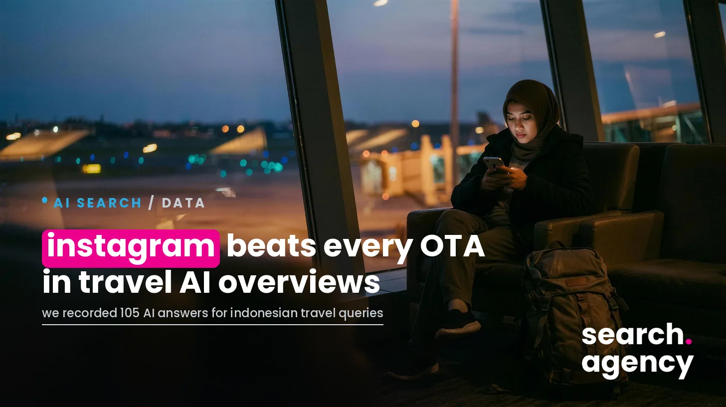 Instagram beats every OTA in Indonesia's travel AI Overviews