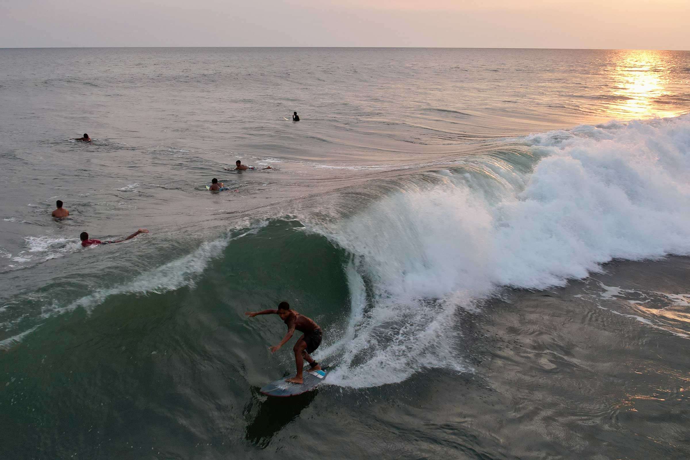 Surfing Canggu