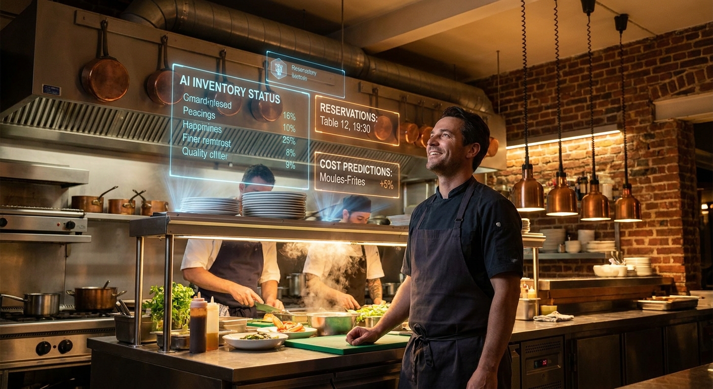 Belgische restaurateur gebruikt digitale tools voor AI-gestuurd restaurantbeheer