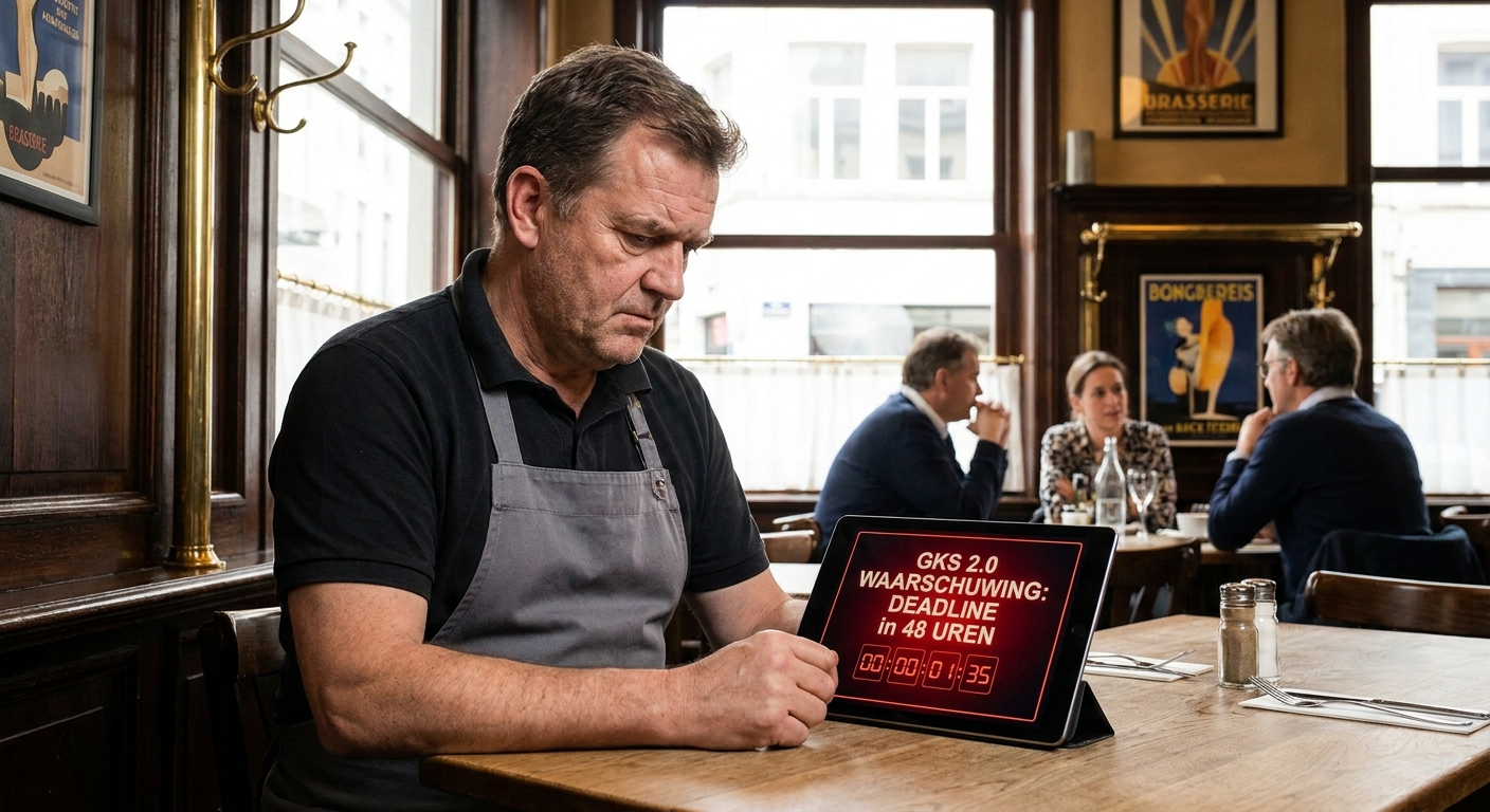 Belgische horeca-ondernemer bereidt GKS 2.0 v1.4-compliance voor aan de kassa