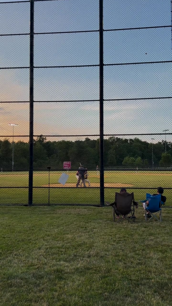 Evening Game At Hanusey Park — Plumstead Township, United States
