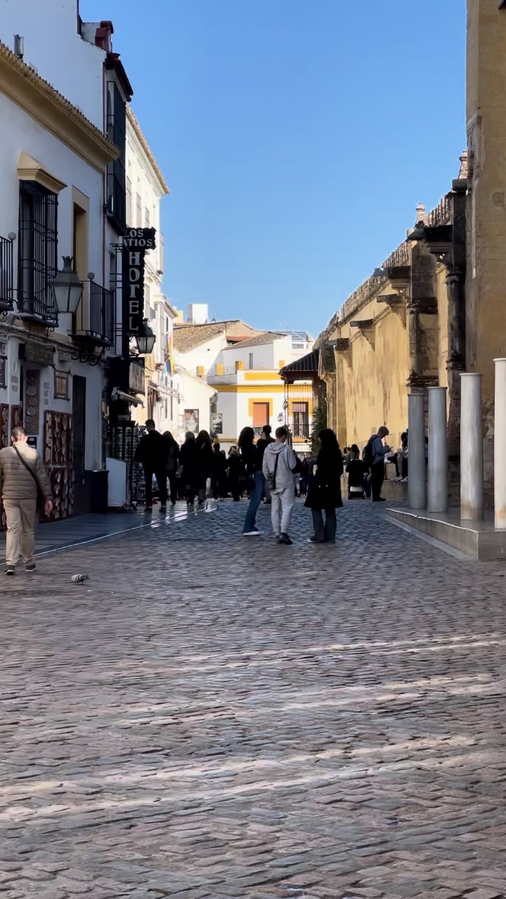 Cobbled Street, Calle Cardenal Herrero — Córdoba, Spain