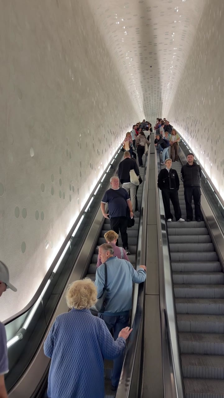 The Tube Escalator, Elbphilharmonie — Hamburg, Germany