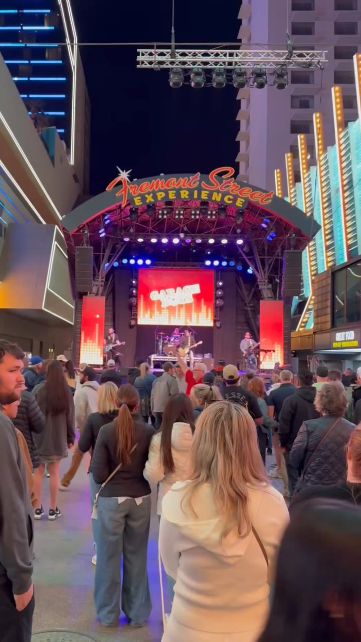 Night Concert, Fremont Street Experience — Las Vegas, United States
