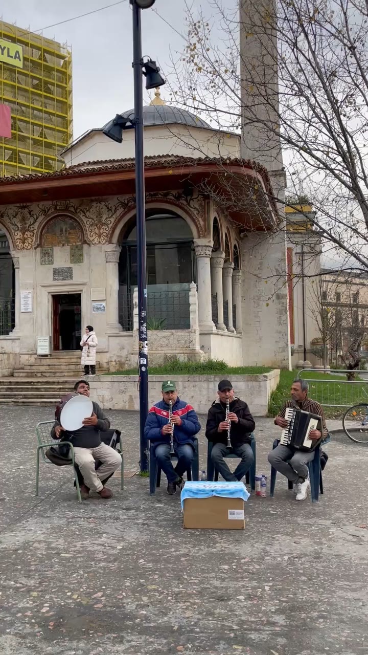 Street Musicians at Et'hem Bey — Tirana, Albania