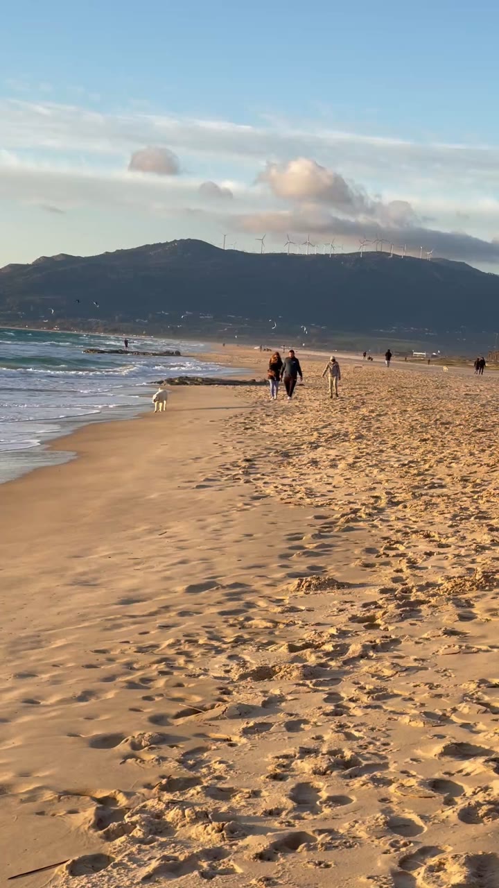 Evening Walk, Tarifa Shoreline — Spain