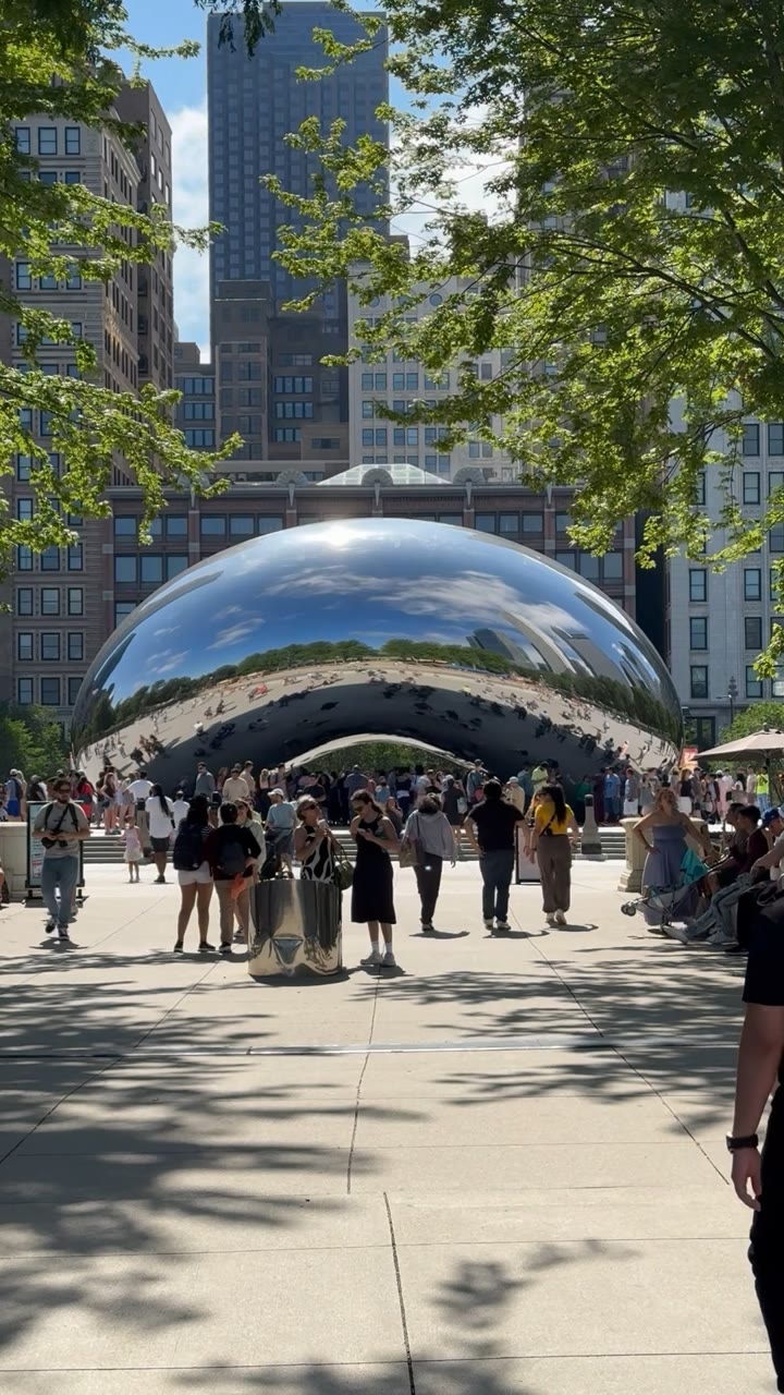 Reflections at Cloud Gate, Chicago — United States