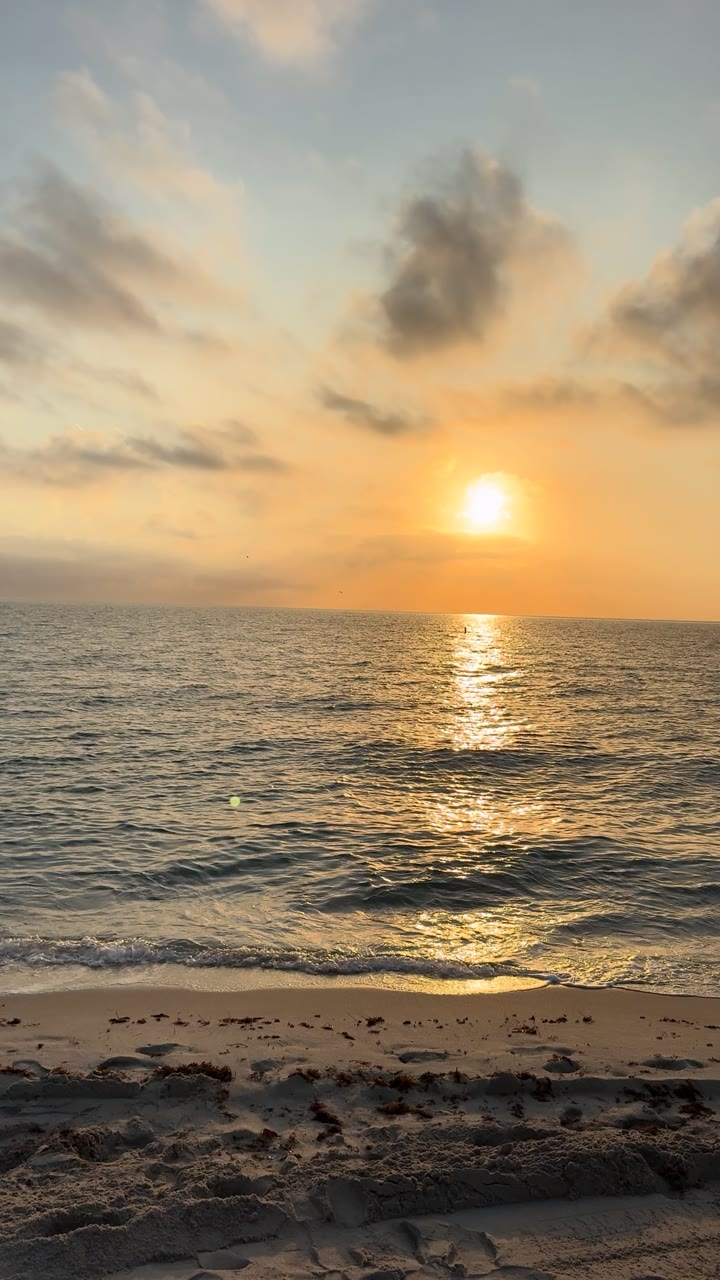 Low Sun Over the Atlantic, Surfside — United States