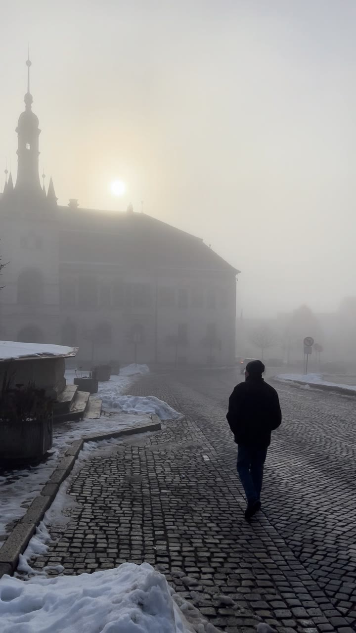Haze At Tišnov Town Hall — Czechia
