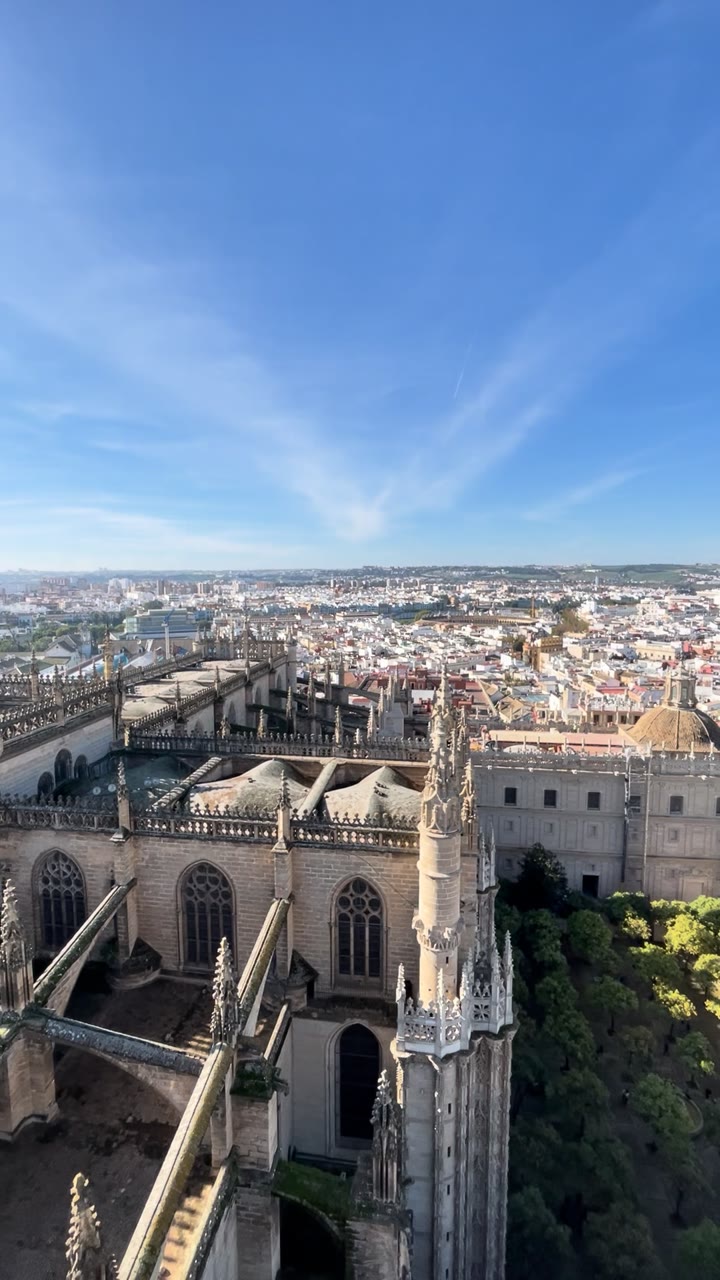 Rooftop Spires, Seville Cathedral - La Giralda — Spain