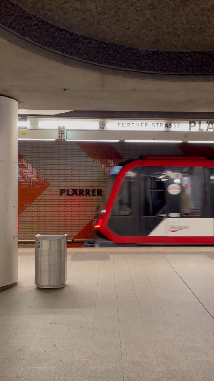 Plärrer Platform, Midday Departure — Nuremberg, Germany