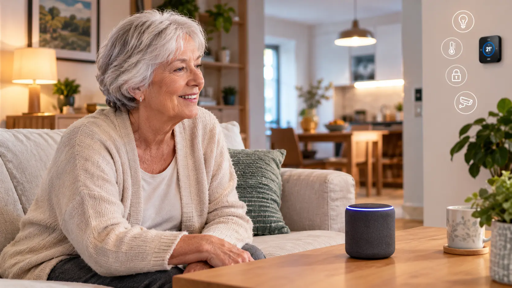 Comment utiliser la maison connectée pour aider un parent âgé ?