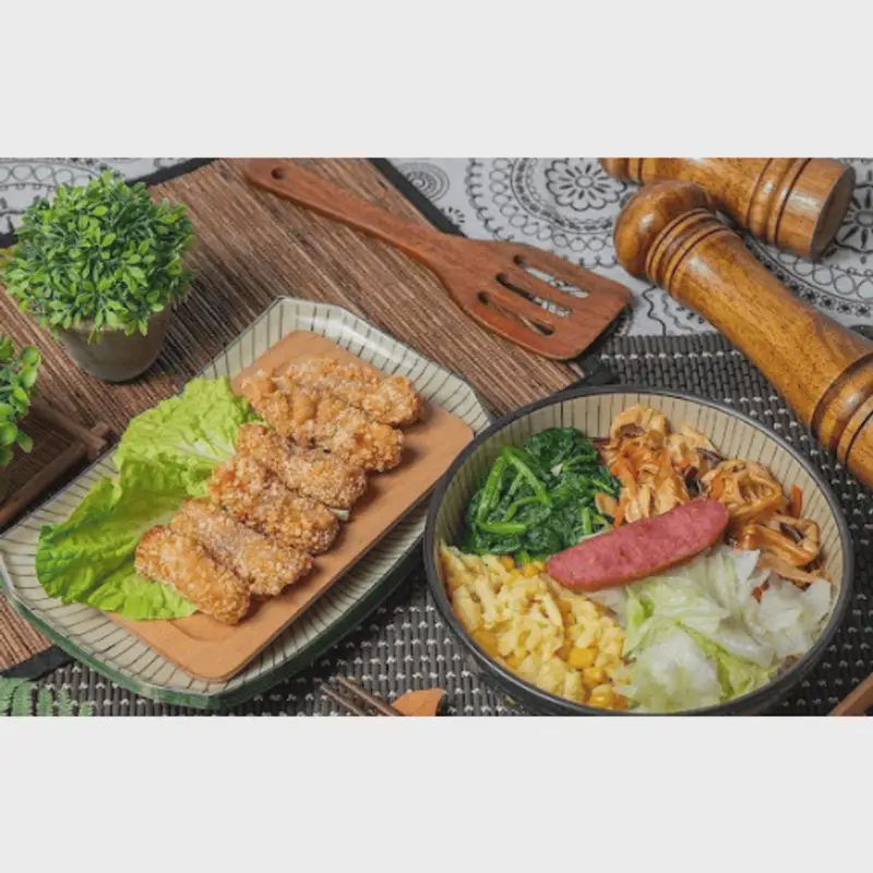 椒鹽魚柳飯