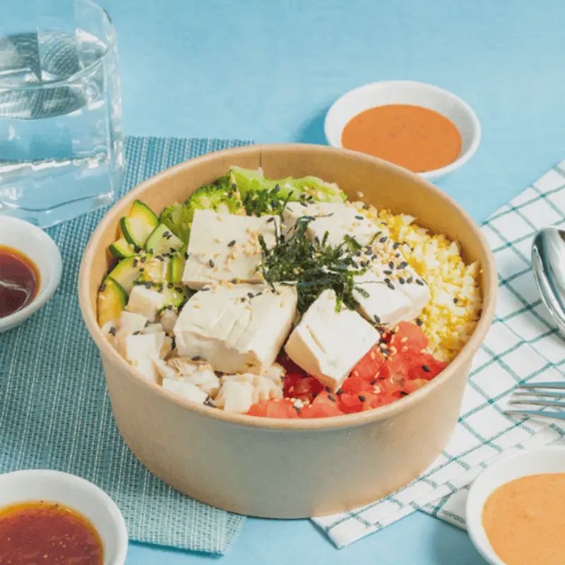 豆腐餐盒｜胡麻