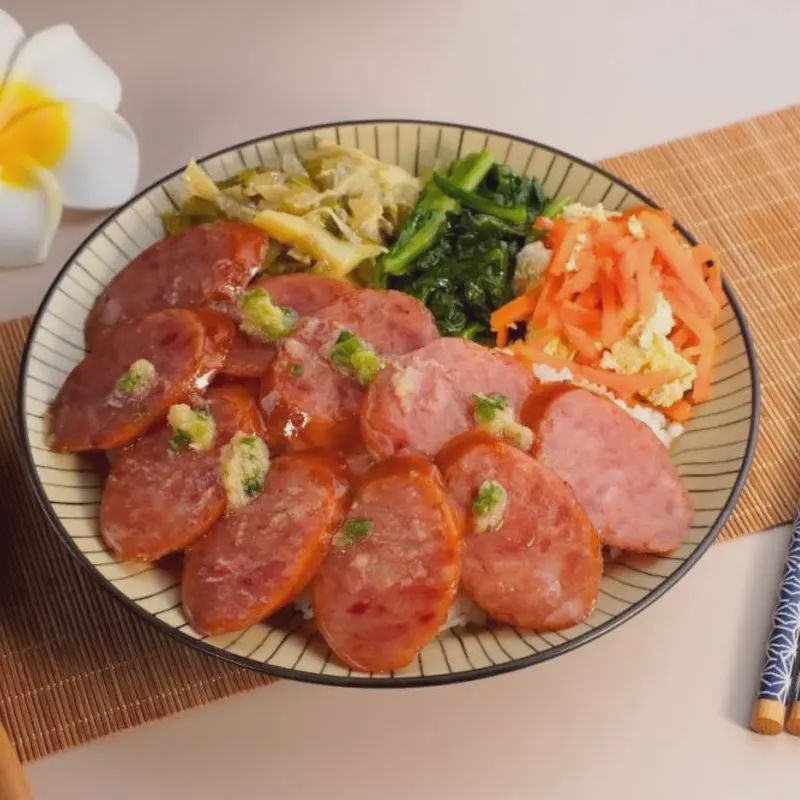 碳烤香腸飯
