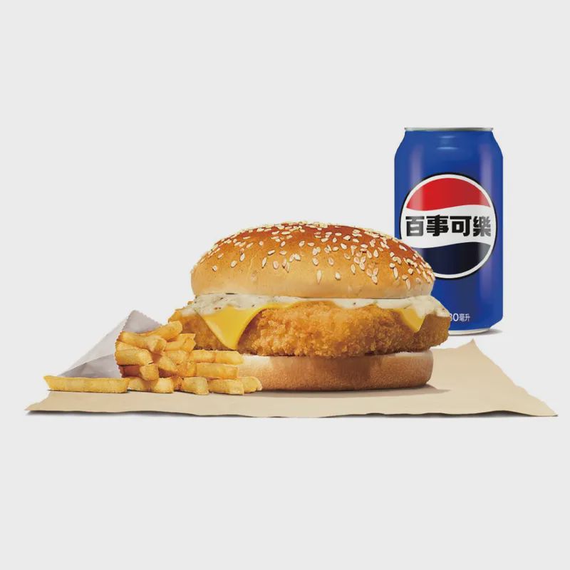華鱈魚堡套餐