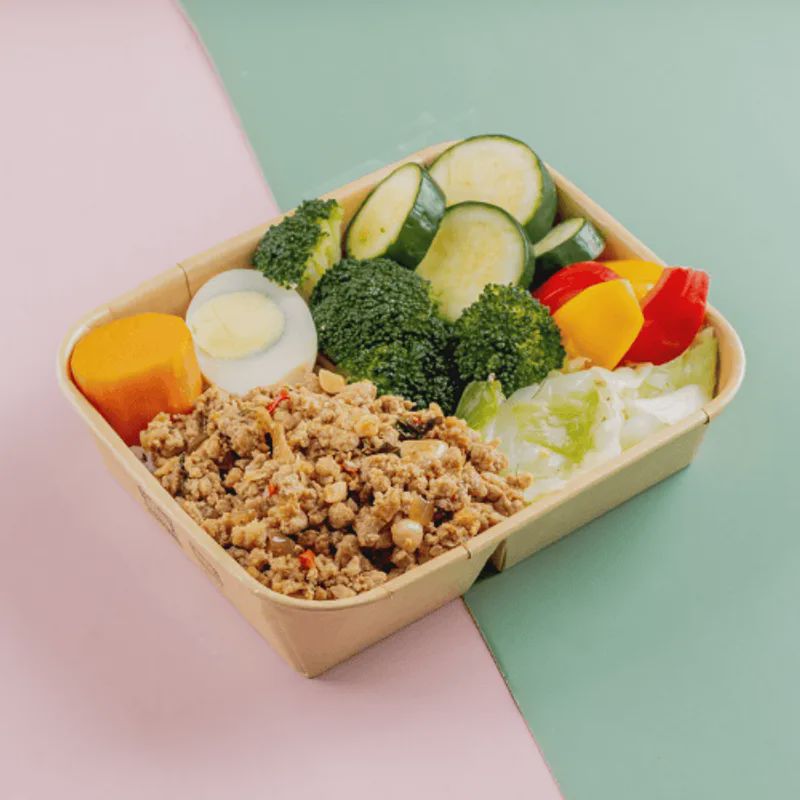 泰北香料打拋豬餐盒