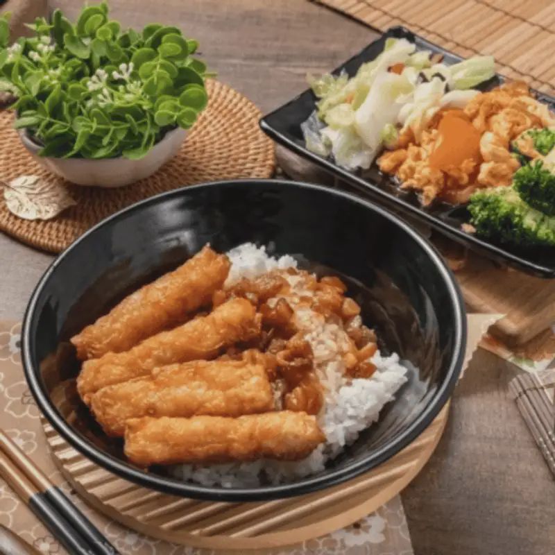 蝦捲飯