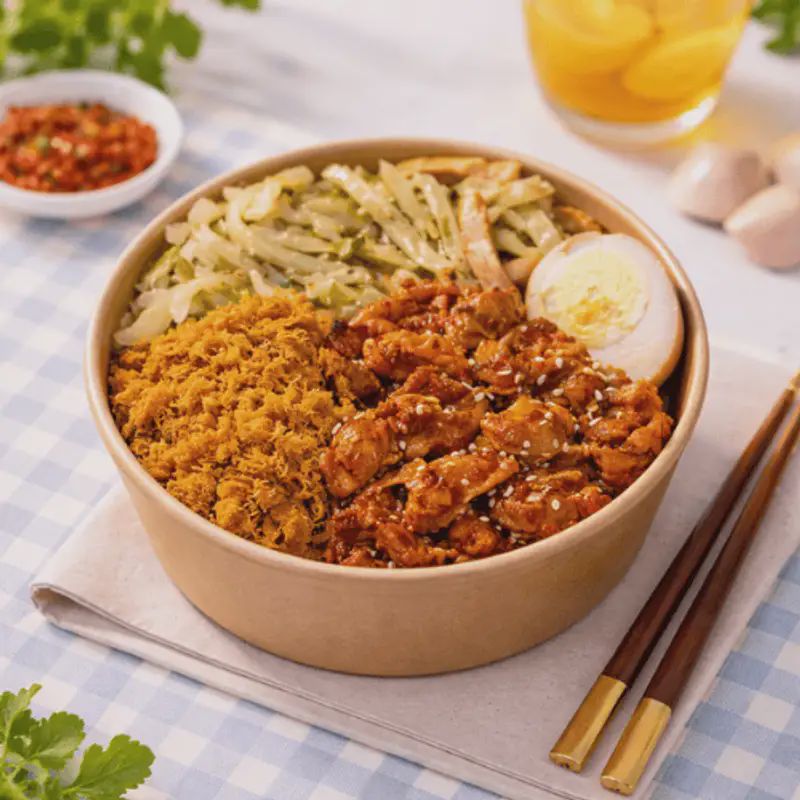 歐巴泡菜豬便當