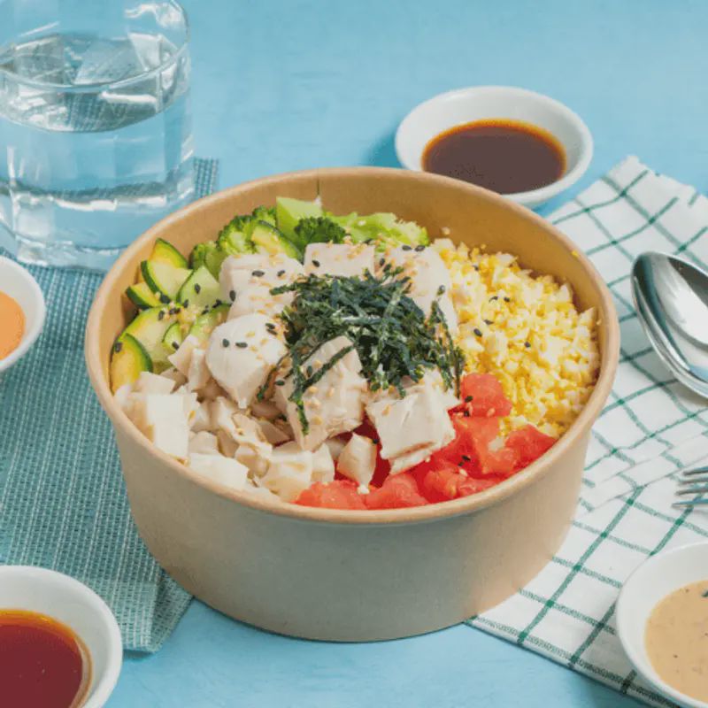 雞里肌餐盒｜柚醋醬