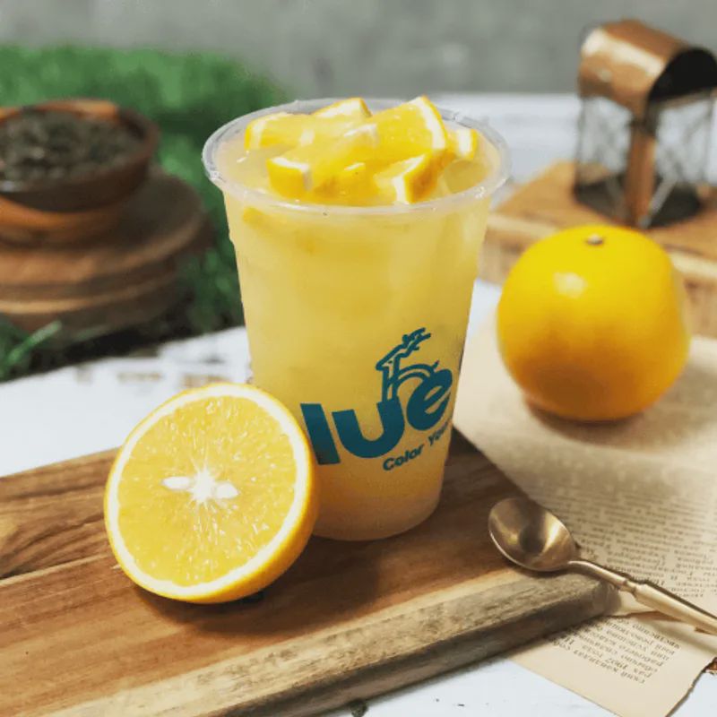 香橙綠茶