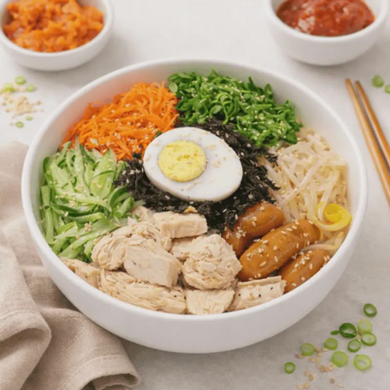 韓式雞肉拌飯