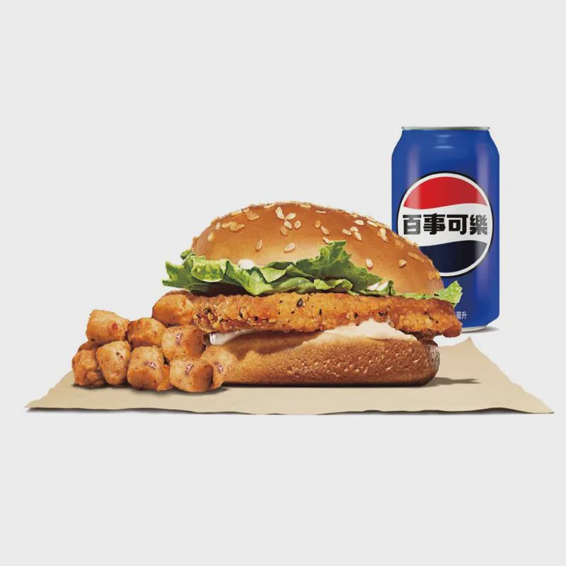 經典脆雞堡套餐